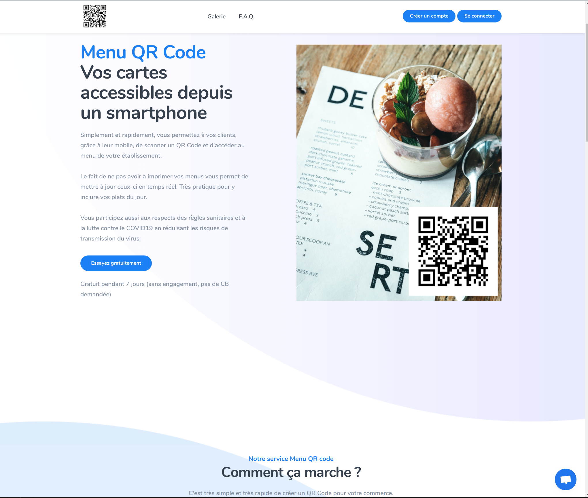 Menu QR Code
